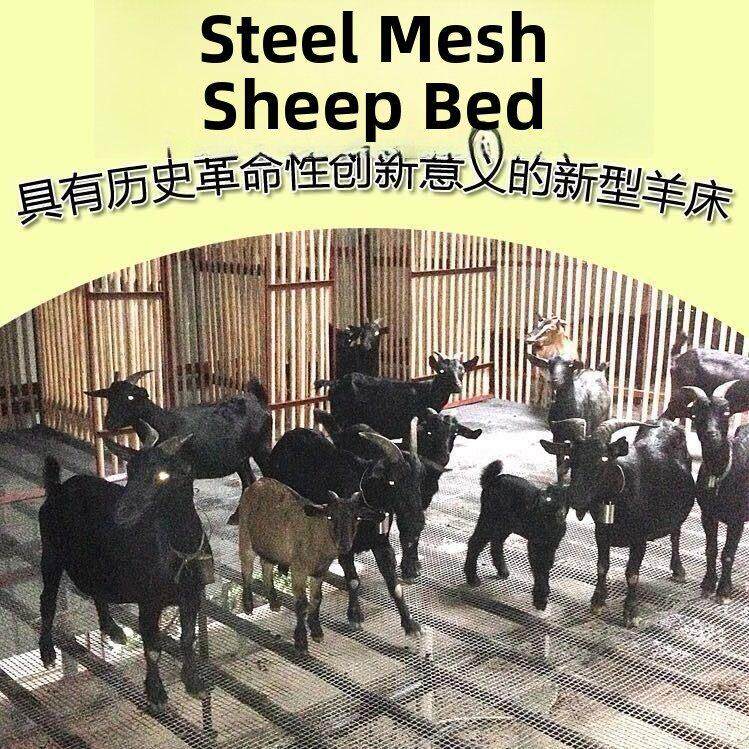 热镀锌钢丝网轧花网编织网筛网羊床养殖网围栏网格加粗野猪防护网