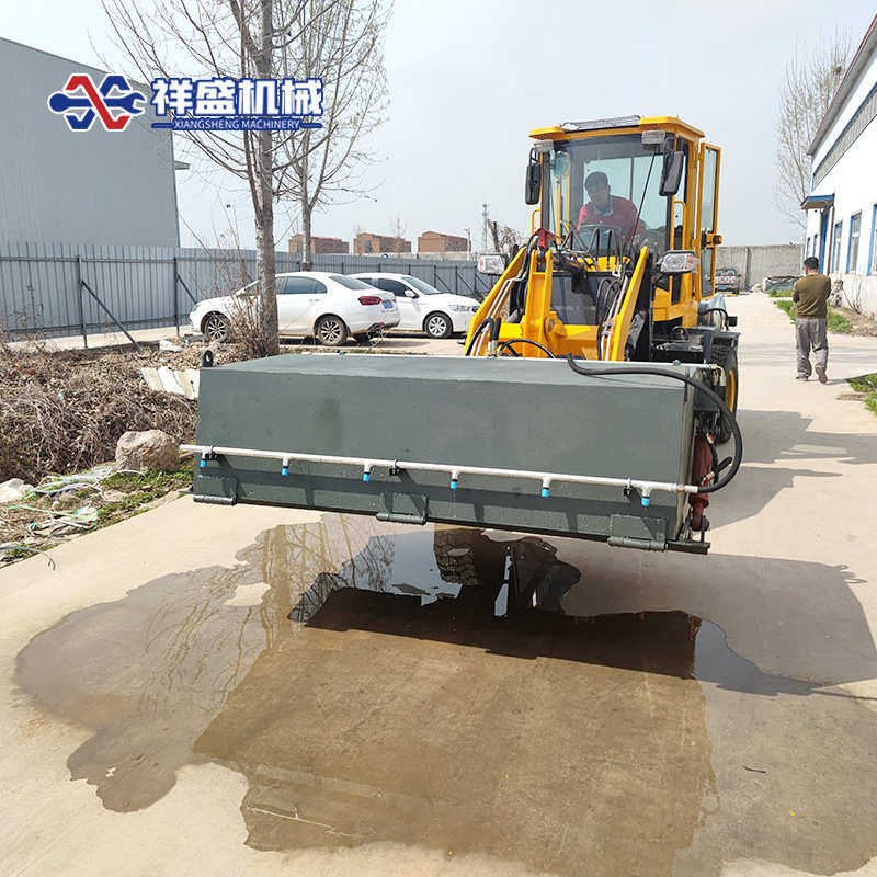 车工程改装工地路面沙石吸尘装载机大型泥块扫封闭式清扫车地机