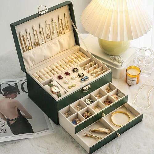 jewellery box with lock leather jewelry box princess