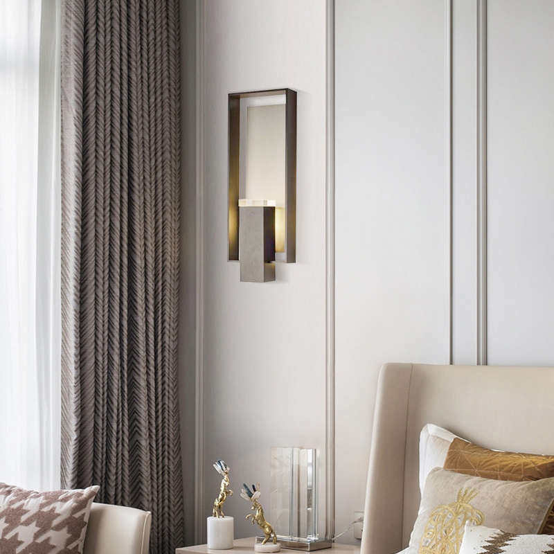 新中式壁灯创意设计师禅意茶室后现代别墅卧室床头酒店工程客厅灯