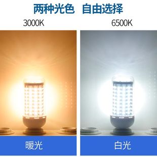 包邮 带罩全铝玉米灯防水防雾110V220V冷库专用通用景观灯路灯