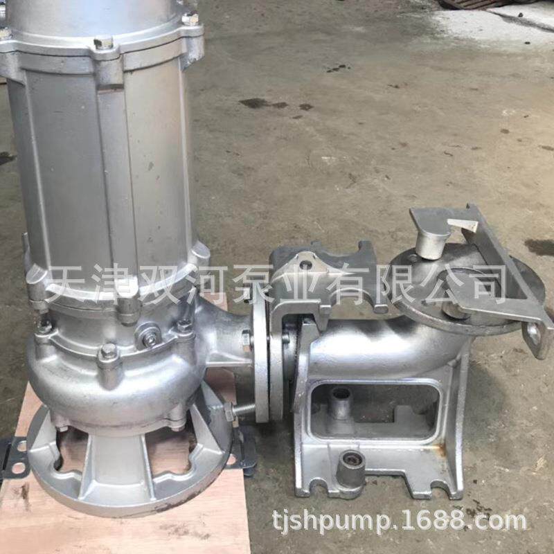 不锈钢腐蚀液体输送泵养殖排污泵 污水提升泵 海水养殖污水输送泵