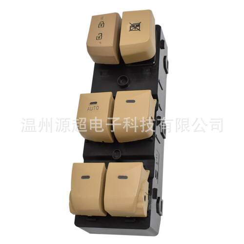 适用现代朗动玻璃升降器开关12-16年款车窗按键93570-4V000 3X012