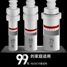 防臭下水道菜盆下水排水三通50管道密封塞厨房75下水管硅胶密封圈