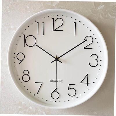 mute clock wall clock living room modern minimalist atmos