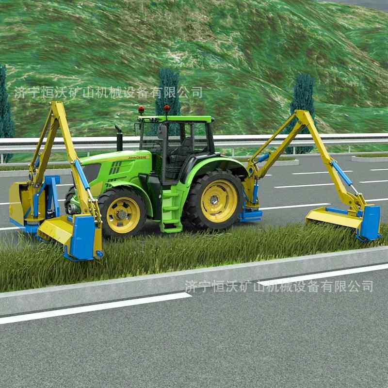拖机拉式打草机草大型机四轮绿篱修剪机割公路DZH修剪设备厂家