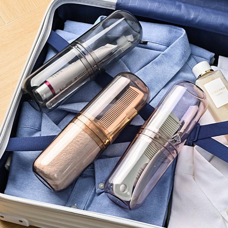 旅行洗漱杯套装轻奢家用便携情侣漱口杯子旅游牙具牙桶牙刷收纳盒