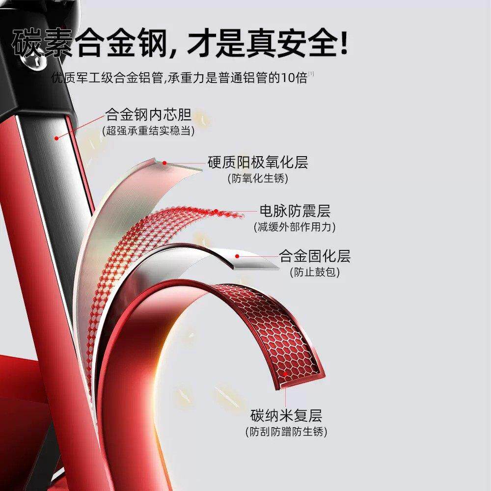 德国家用梯子折叠多功能伸缩加厚人字梯四五步梯室内小型便携爬梯