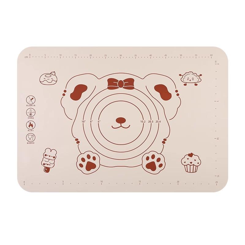 食品级硅胶面板大号加厚揉面垫