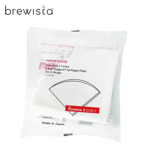 新包装Brewista V60过滤纸 原浆手冲咖啡锥形滴滤纸100片装