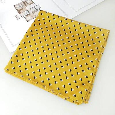 Luxury Scarves for Women dots print Square Satin Silk Scarf