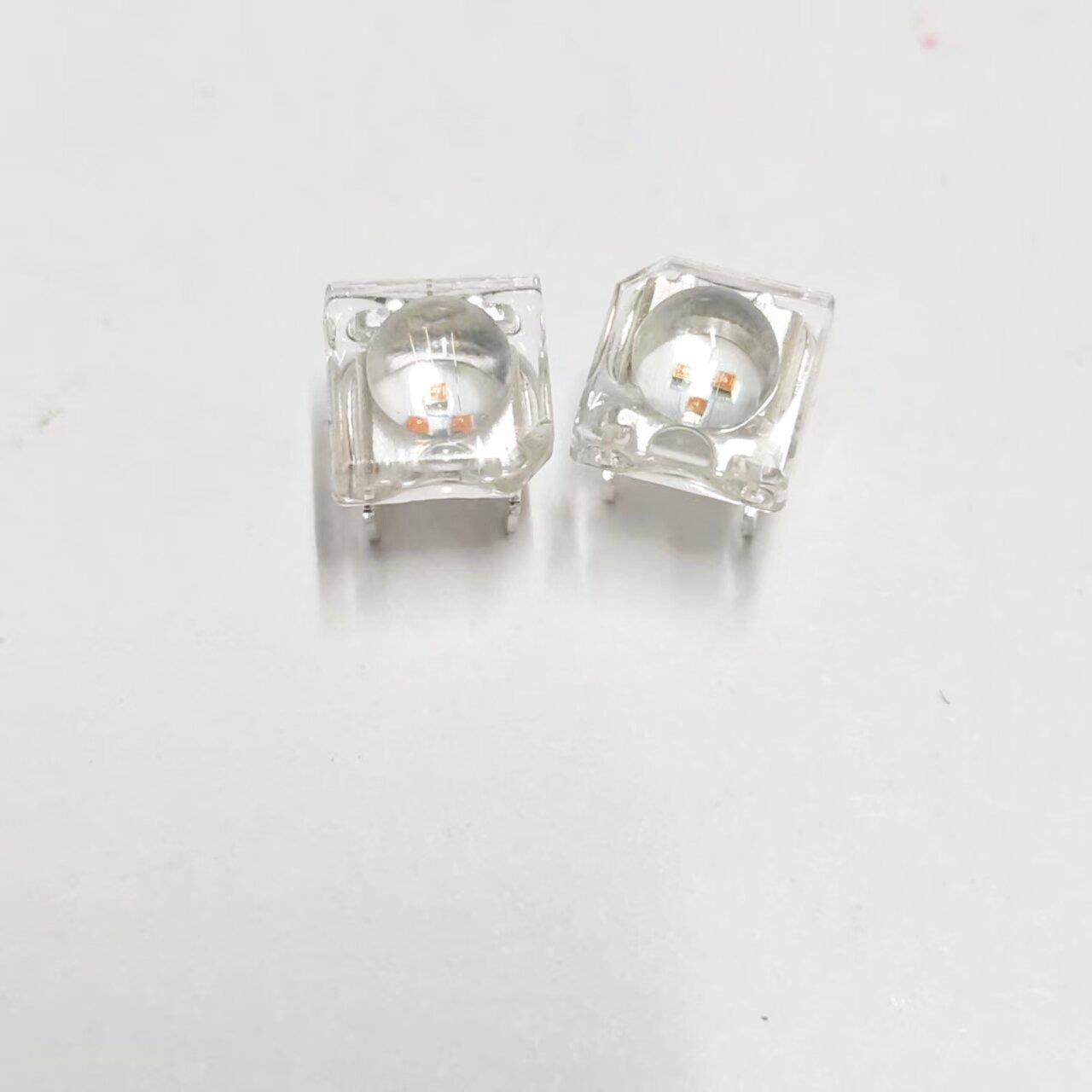 食人鱼LED三芯片LED食人鱼高头红光食人鱼绿光白光LED超高亮