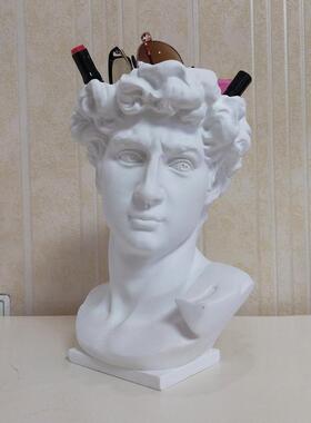 大卫头像入门入户钥匙收纳摆件酒柜电视柜装饰品书房玄关茶几客厅