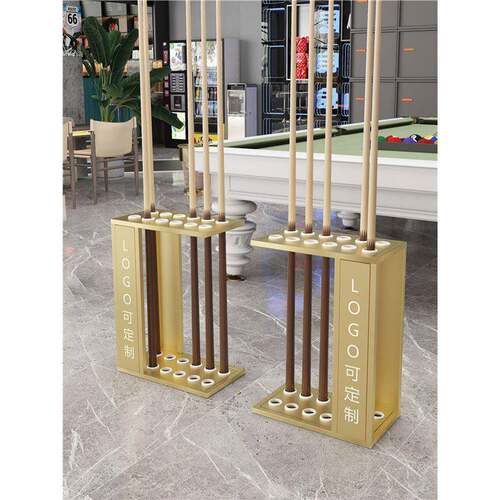 台球杆放置架高端球杆器收纳支架落地柜桌球厅公杆存放展示架