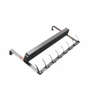 门后双层挂衣架免打孔卧室门上挂钩门背式衣帽架门后收纳架置物架