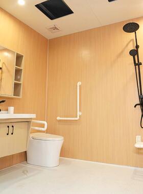 卫整体浴房生间简易浴房整体淋钢淋化玻璃浴室推SMC整体拉门厕所