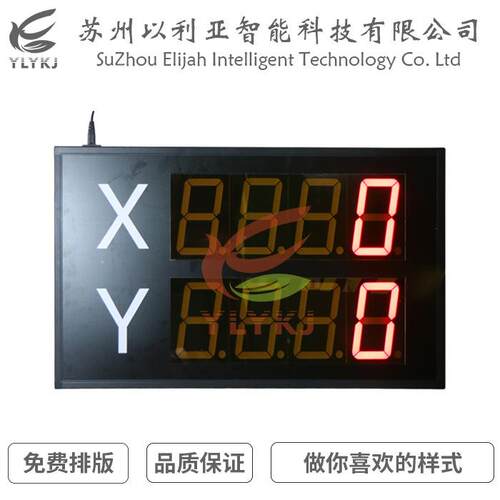 led电子看板车间生产管理看板信号对接显示屏工位产量计数看板