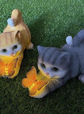 太阳能工艺品庭院灯树脂装饰摆件