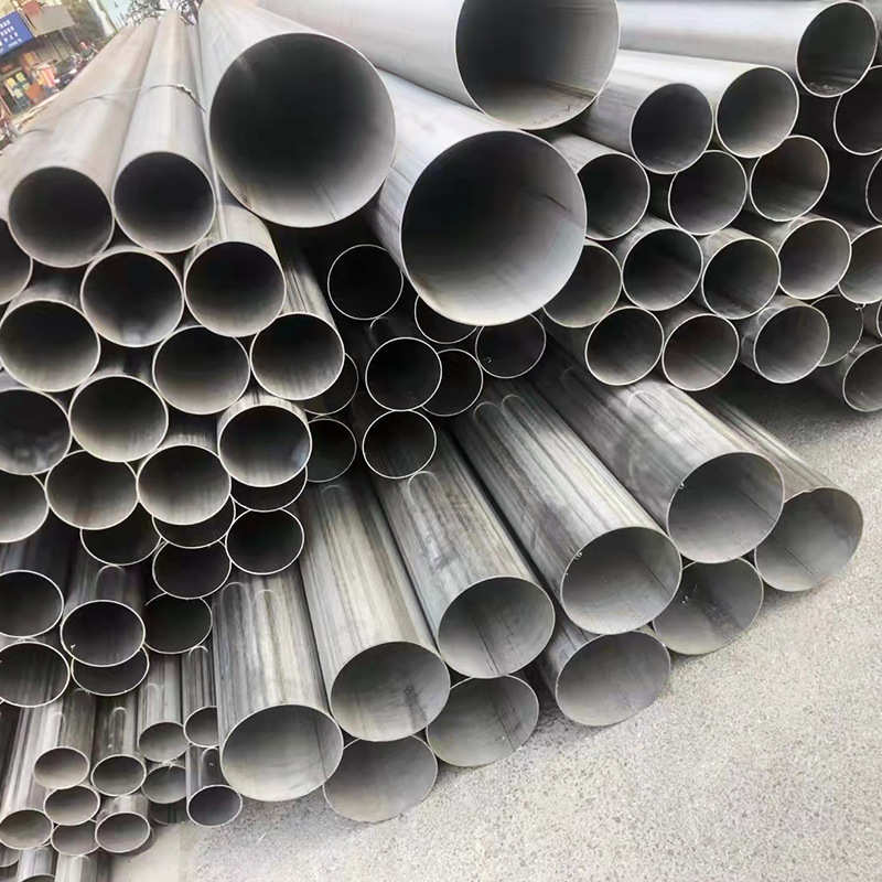厂家加工不锈钢焊管304/316l不锈钢圆管工业大口径不锈钢排污管道