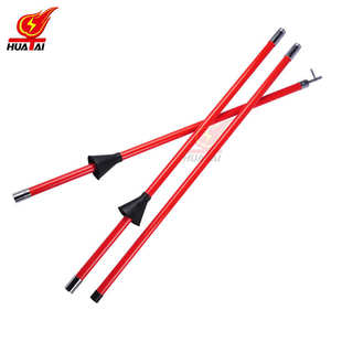 华泰玻璃钢绝缘拉闸杆带绝缘子令克棒防雨高压低压操作杆10kv35kv