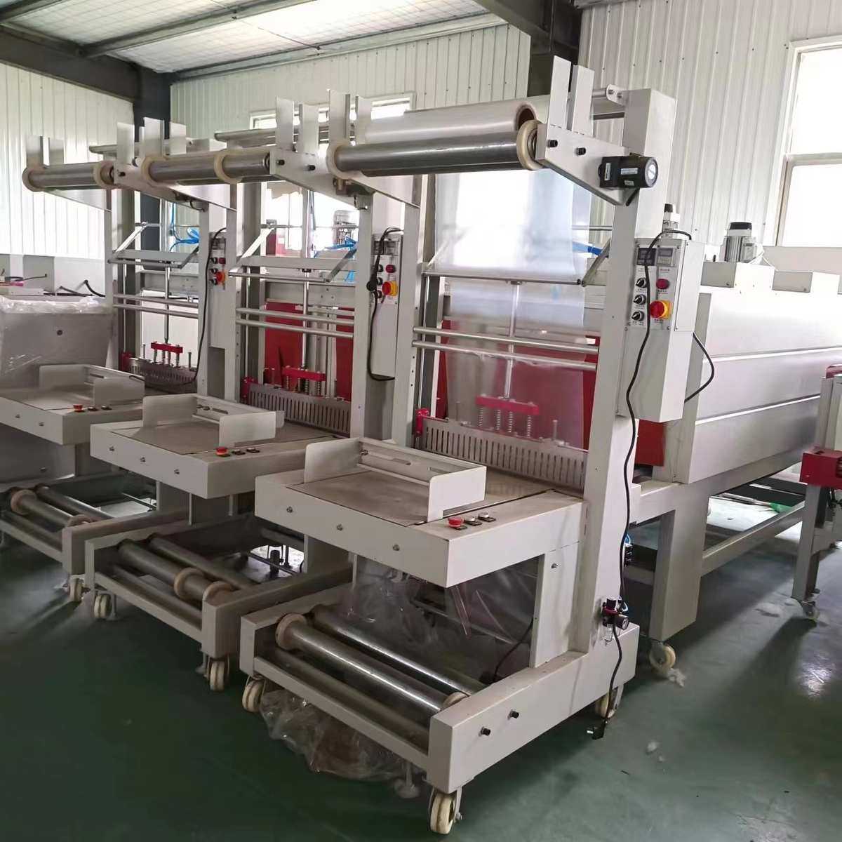 全自动袖口包装机 收缩机玻璃水纸箱热收缩膜整套设备 PE膜封切机,办公设备/耗材/相关服务,包装机,淘宝优惠券,粉丝福利购,淘宝优惠卷