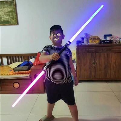 1Pcs Laser Sword Lightsaber Cosplay Prop Saber Light up LED