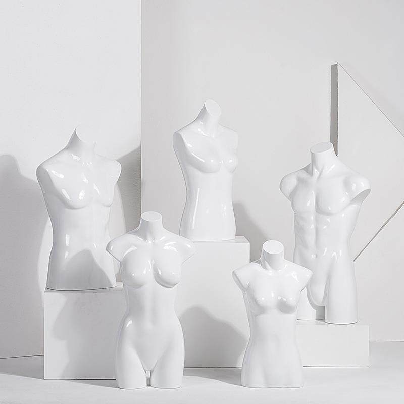 二分之一男女台模模特道具女半身展示架女装服装店橱窗假人模特架