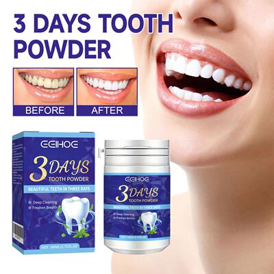 EELHOE Teeth Cleaning Powder Daily Dental Care for Fresh Bre