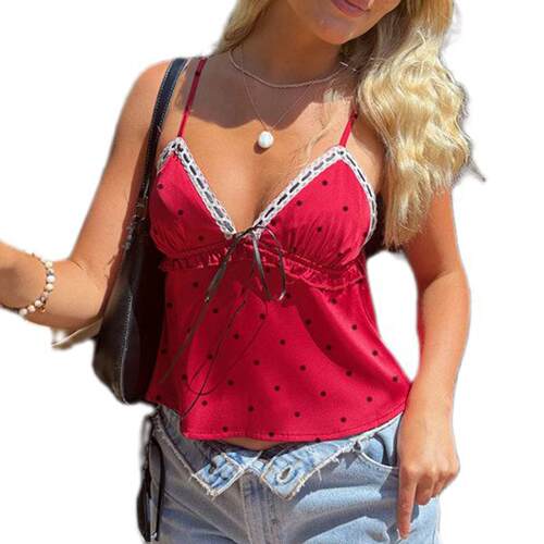 Bareback lace camisole women's vest