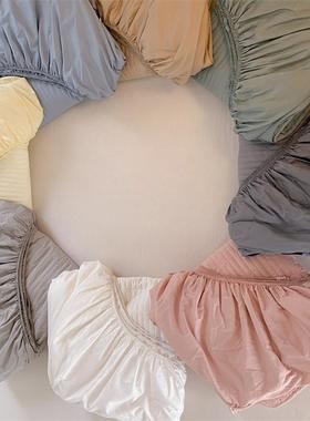 棉绗缝夹棉保床笠床垫护套纯棉可机洗床罩纯色S12624防滑床全笠套