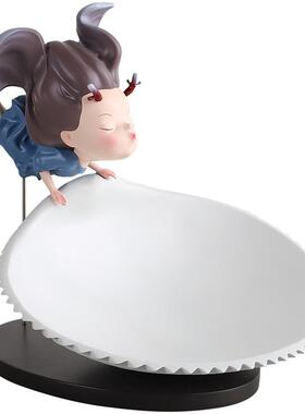 博西家居贝壳拾忆家居玄关装饰品艺术品摆件女孩生日礼物礼品
