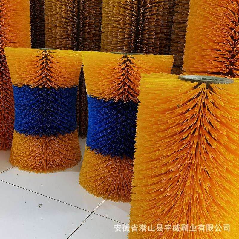 畜牧清洁洗刷全自动旋转牛体刷配386筒件牛电动奶摩挠蹭痒按滚刷