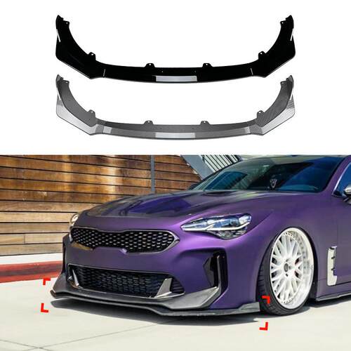 适用起亚斯汀格 Stinger GT 2018-2023 前杠前唇前铲外饰改装