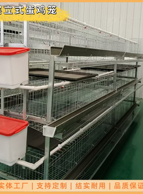 养鸡笼三层立式蛋鸡笼镀锌工艺防锈耐用多规格可选