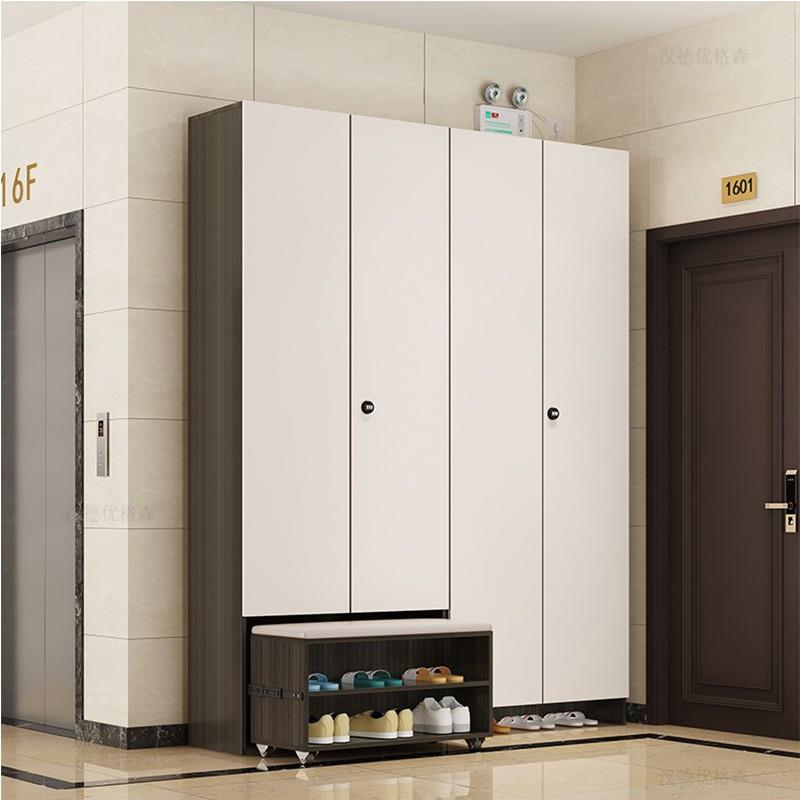 汉德室外楼道鞋柜带锁走廊用换鞋凳XCA04家用门口储物柜密码门外