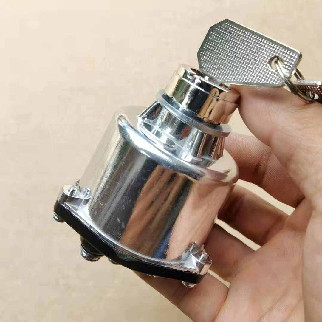 工程车JK406起动点火锁开关预热启动钥匙挖掘机铲叉车龙工拖拉机