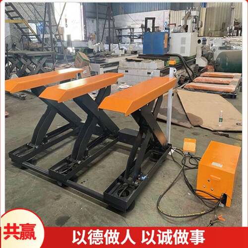 配电箱按钮控制全自动免基坑升降平台异形货物方便上下料升降机