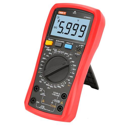 UT890D+万用表数字高精度多功能真有效值手动量程数显电表