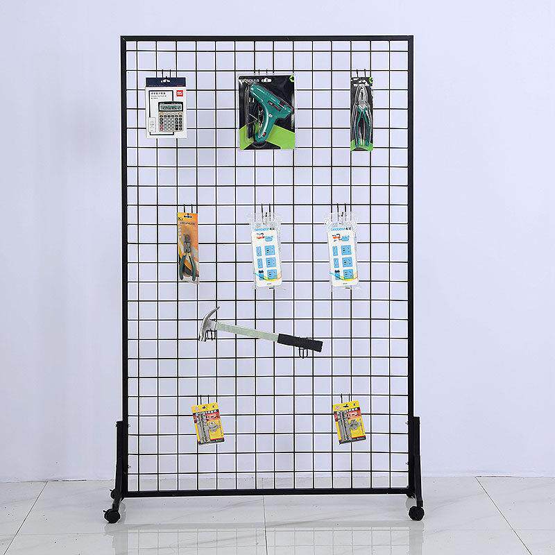 铁丝网格架网展示架移动货幼儿园作品画展画室展会饰品置物架挂钩