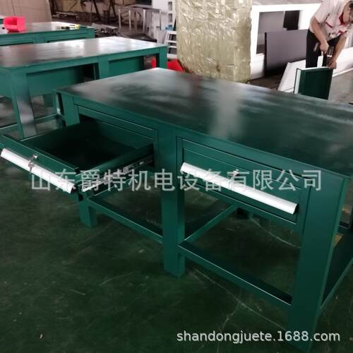 山东爵特 车间重型钳工操作台 两工位工作桌钳工 实训桌按需制作