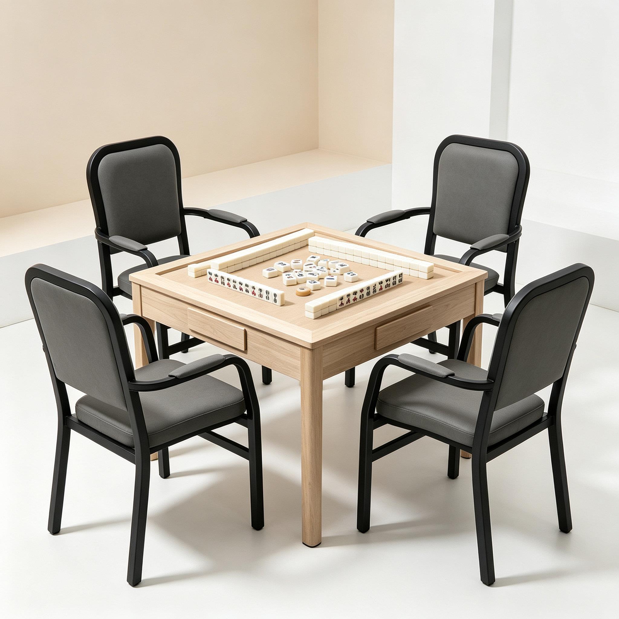 1.0麻雀麻将机专用椅子靠背棋牌椅子凳子棋牌室椅家用麻将椅子