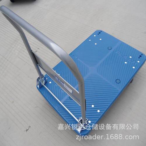 优惠供应嘉兴静音手推车PLA300Y-DX 塑料台板 可折叠方便携带
