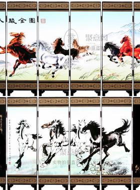 木质工艺品小屏风北京风光旅游纪念品装饰摆件商务出国送老外礼品