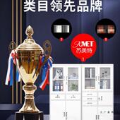 柜二斗矮柜公室铁皮文件柜带985锁办抽收纳柜家屉用阳台储物工具