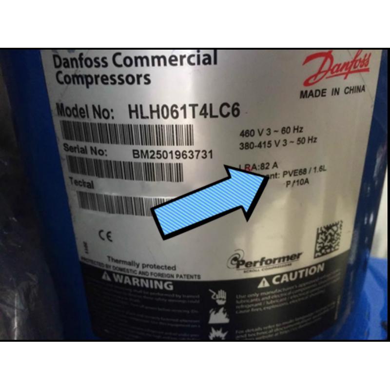 hlh061t4lc6丹佛原装斯压缩机hlh061t9lc6r410ahlh068t4lc6 全新