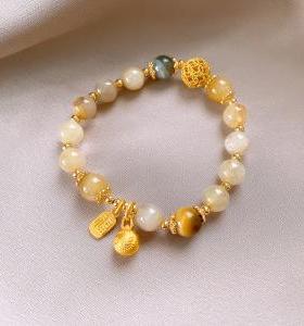 兰花水晶手链项链长款高级手链