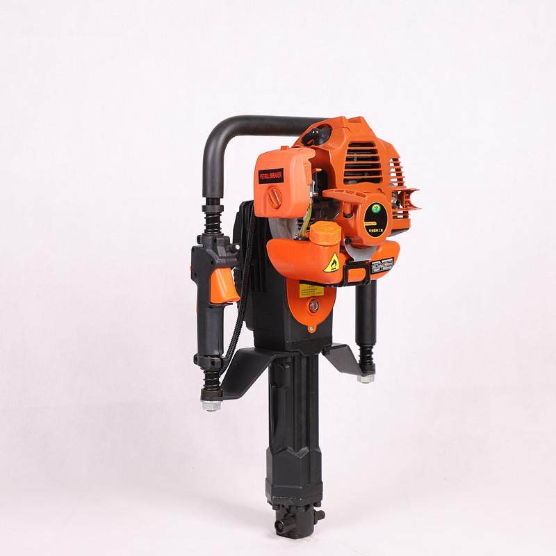 小型手动打桩机告诉公路两侧围栏栽杆防汛防洪植桩