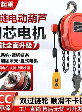 环链电动葫芦380v1t/2/3/5吨升降起重吊机220v倒链群吊提升机链条