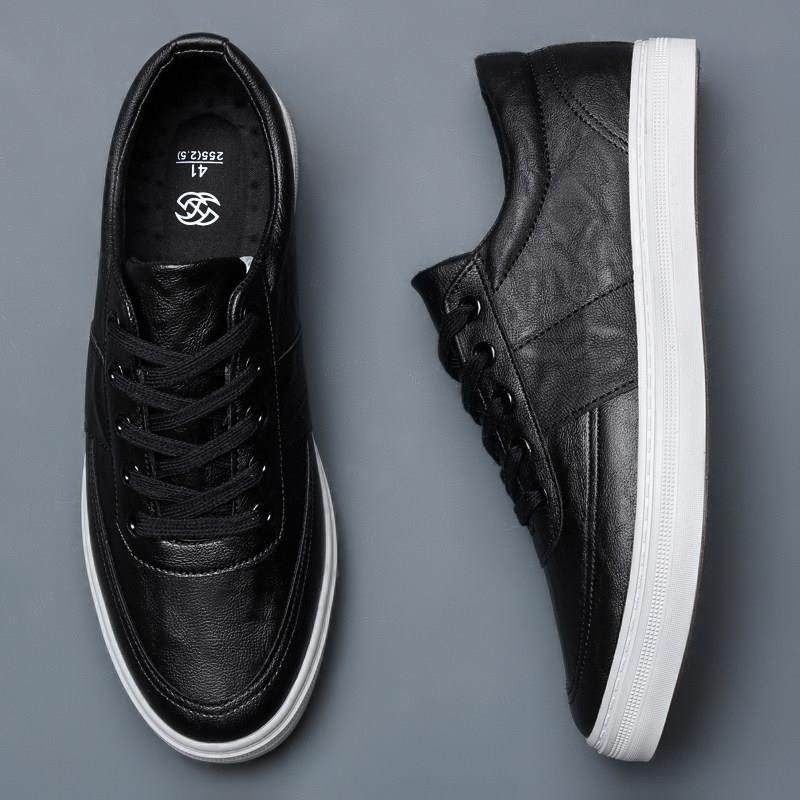 春秋男鞋2026年新款潮鞋男士板鞋防水商务皮鞋休闲鞋子男百0123z,流行男鞋,时尚休闲鞋,淘宝优惠券,粉丝福利购,淘宝优惠卷