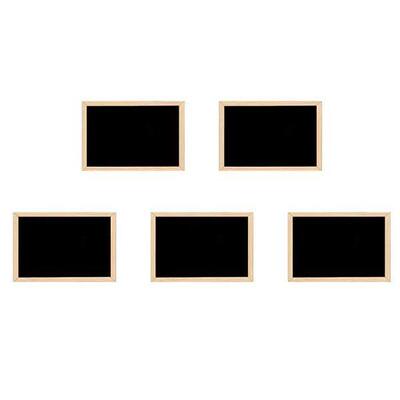 ABXF-5X Double-Sided Blackboard Wooden Crafts Wooden Frame